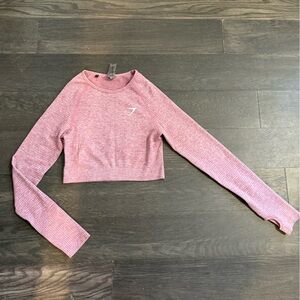 Gymshark Off-the-Shoulder Pink Sweater